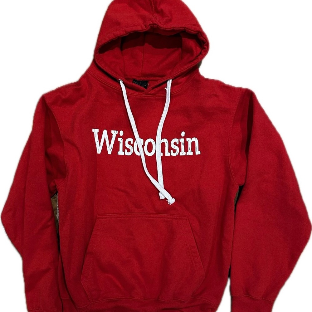 Wisconsin Red Hoodie